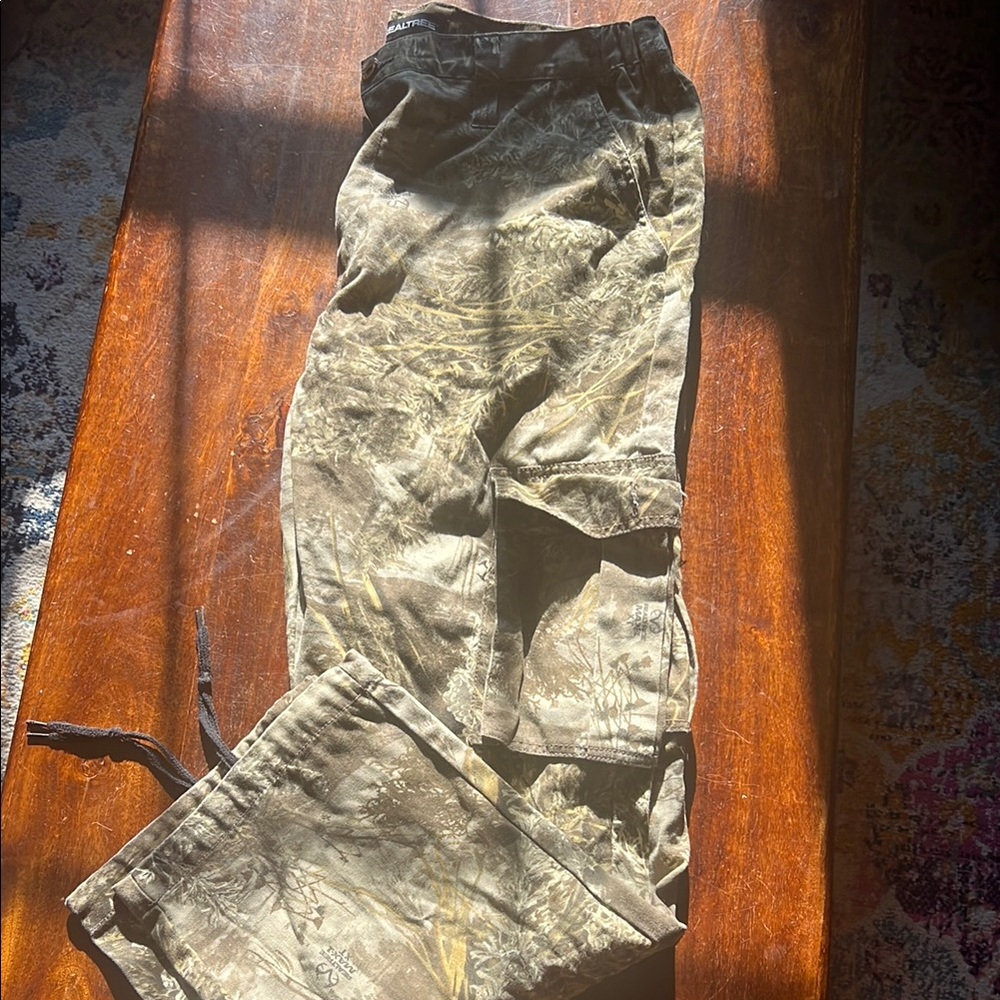 Men's Green Camo RealTree Cargo Pants